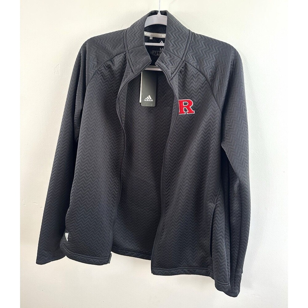 adidas Women’s Full Zip Golf Jacket Rutgers Scarlet Knights Size M